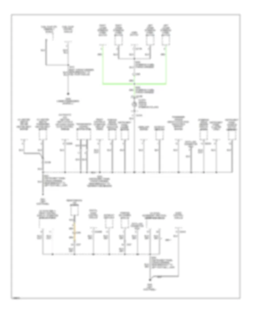 Ground Distribution Wiring Diagram 2 of 4 for Ford C Max Energi SEL 2014