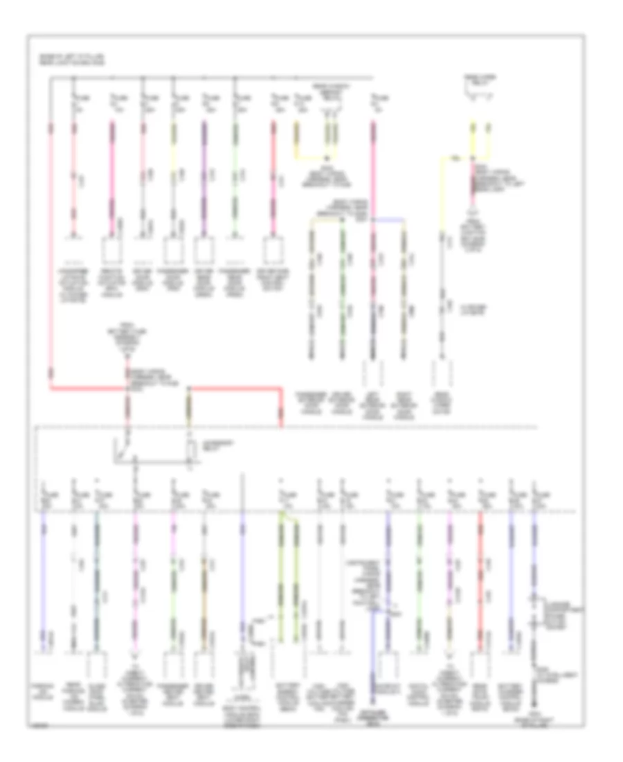 Power Distribution Wiring Diagram (6 of 6) for Ford C-Max Energi SEL 2014