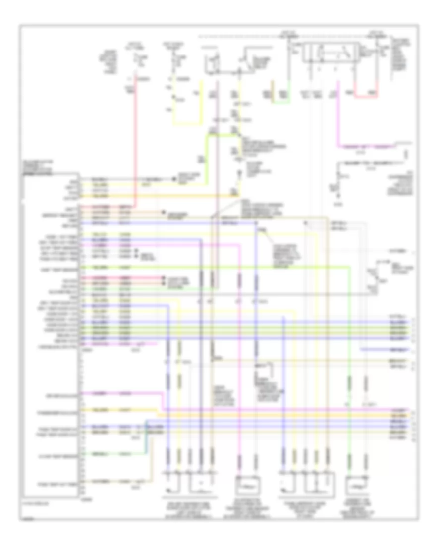 Automatic A C Wiring Diagram 1 of 2 for Ford Mustang Shelby GT500 2014