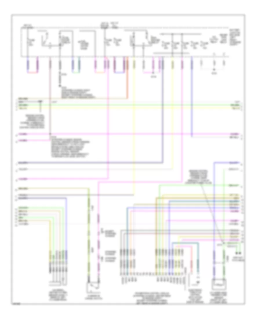 6.8L, Engine Performance Wiring Diagram (4 of 5) for Ford E-350 Super Duty XL 2013