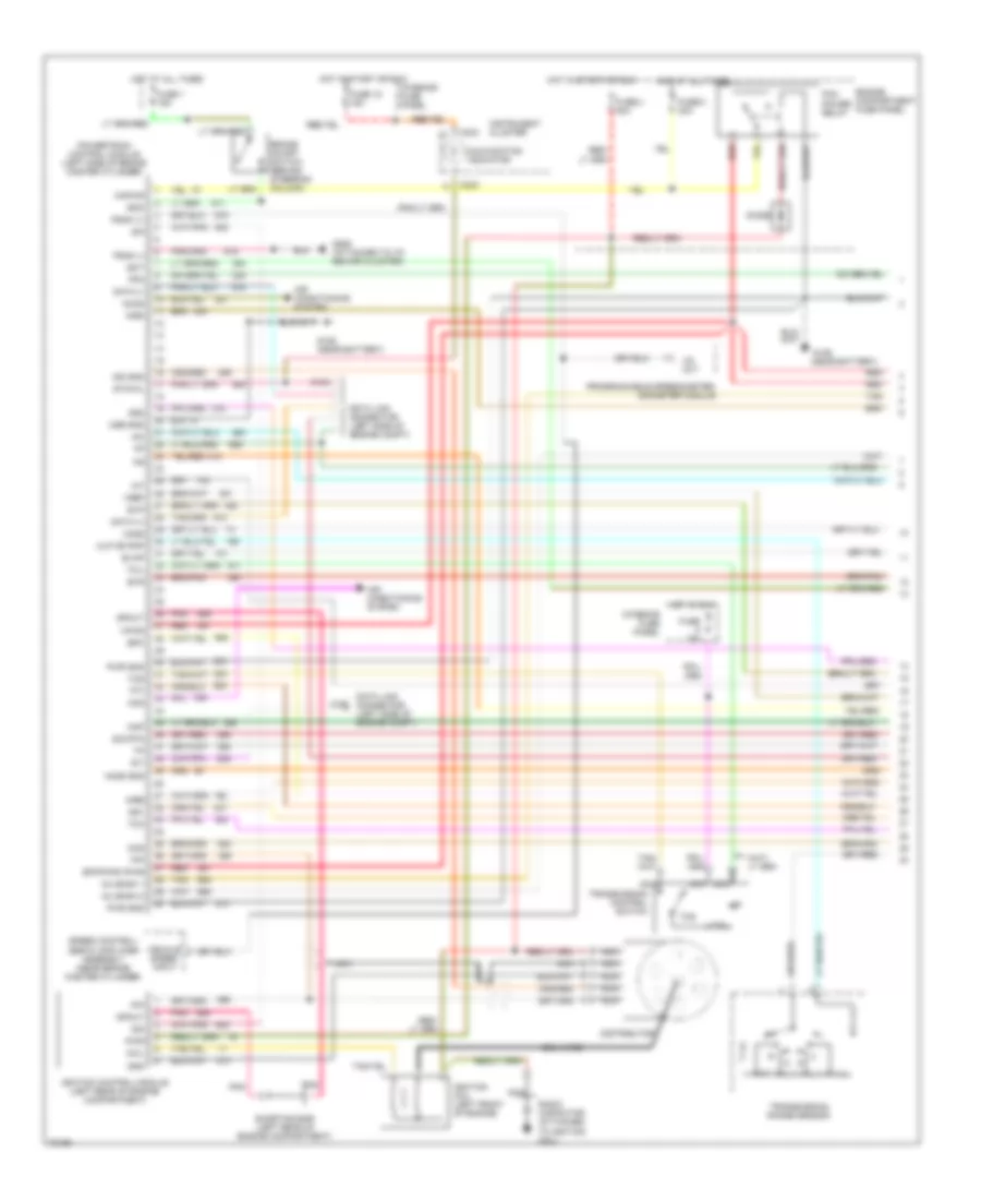 4.9L, Engine Performance Wiring Diagrams, Except California (1 of 2) for Ford Club Wagon E150 1995