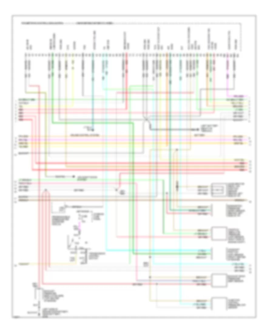 7.3L DI Turbo Diesel, Engine Performance Wiring Diagrams (2 of 3) for Ford Club Wagon E150 1995