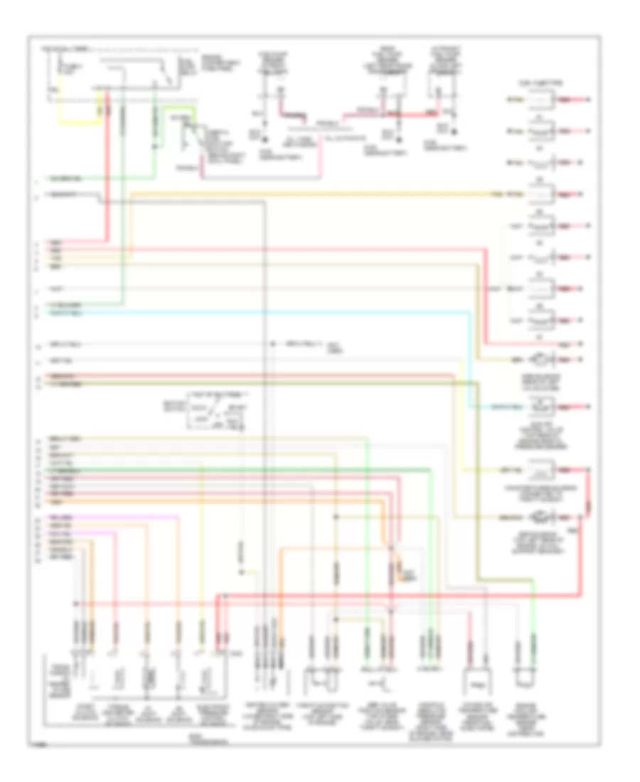 7.5L, Engine Performance Wiring Diagrams (2 of 2) for Ford Club Wagon E150 1995
