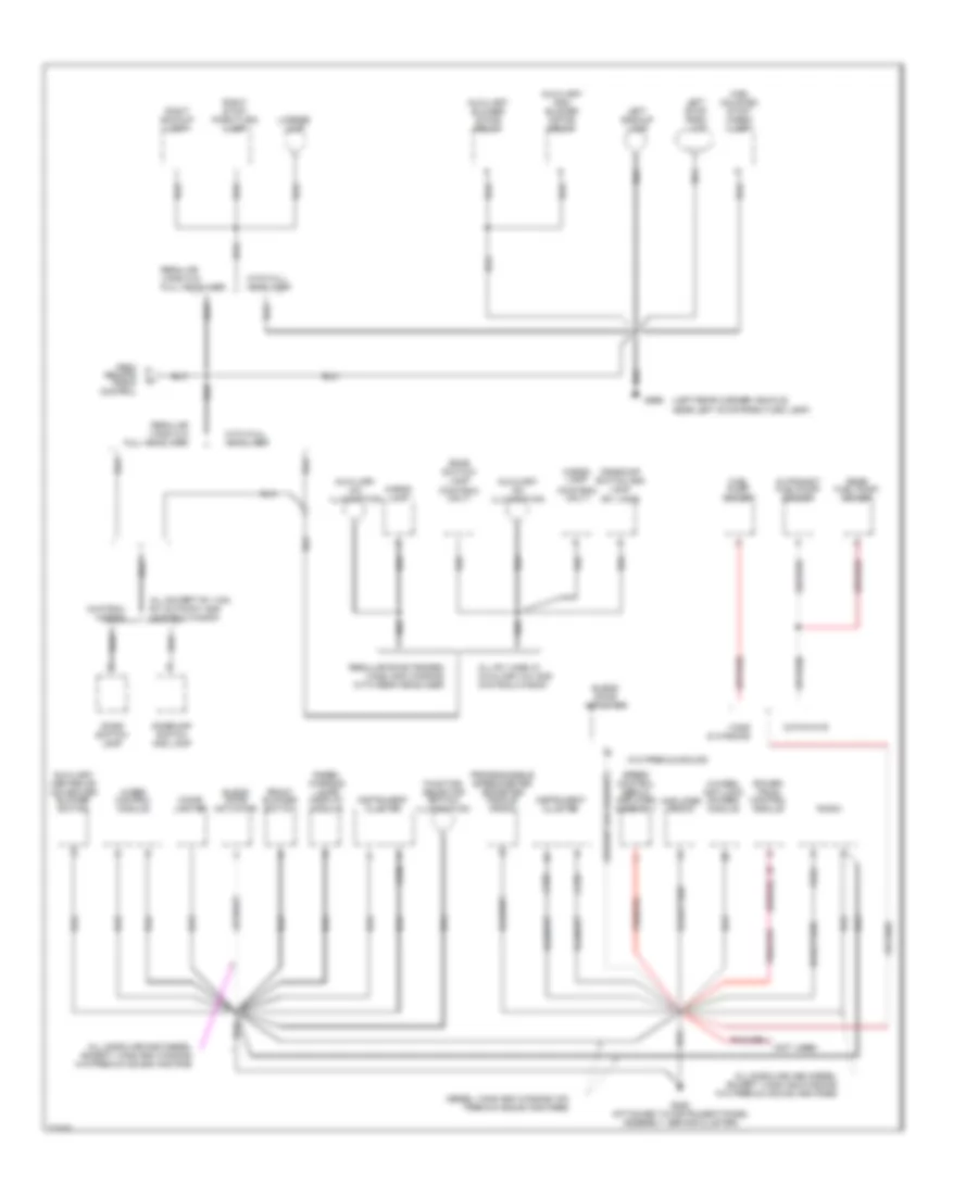 Ground Distribution Wiring Diagram (4 of 4) for Ford Club Wagon E150 1995
