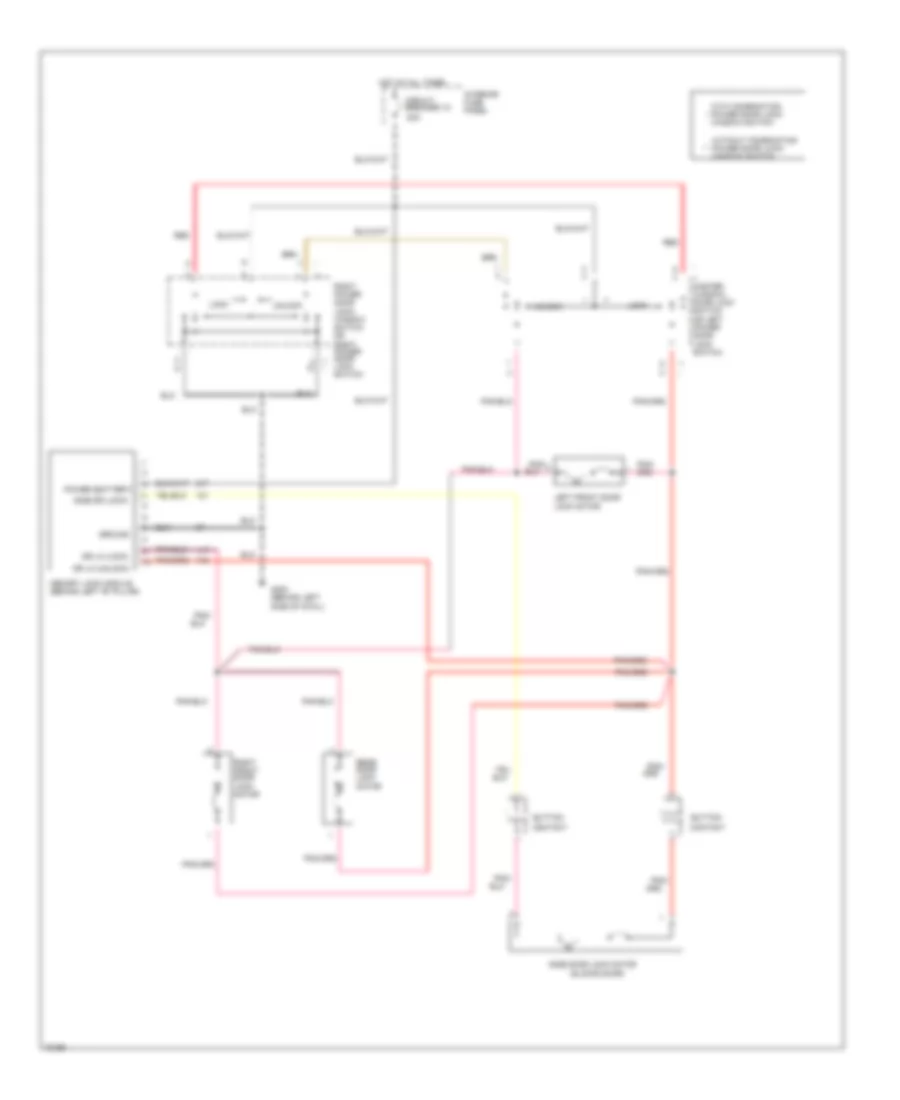 Power Door Locks Wiring Diagram, with Delayed Side Door Autolock for Ford Club Wagon E150 1995