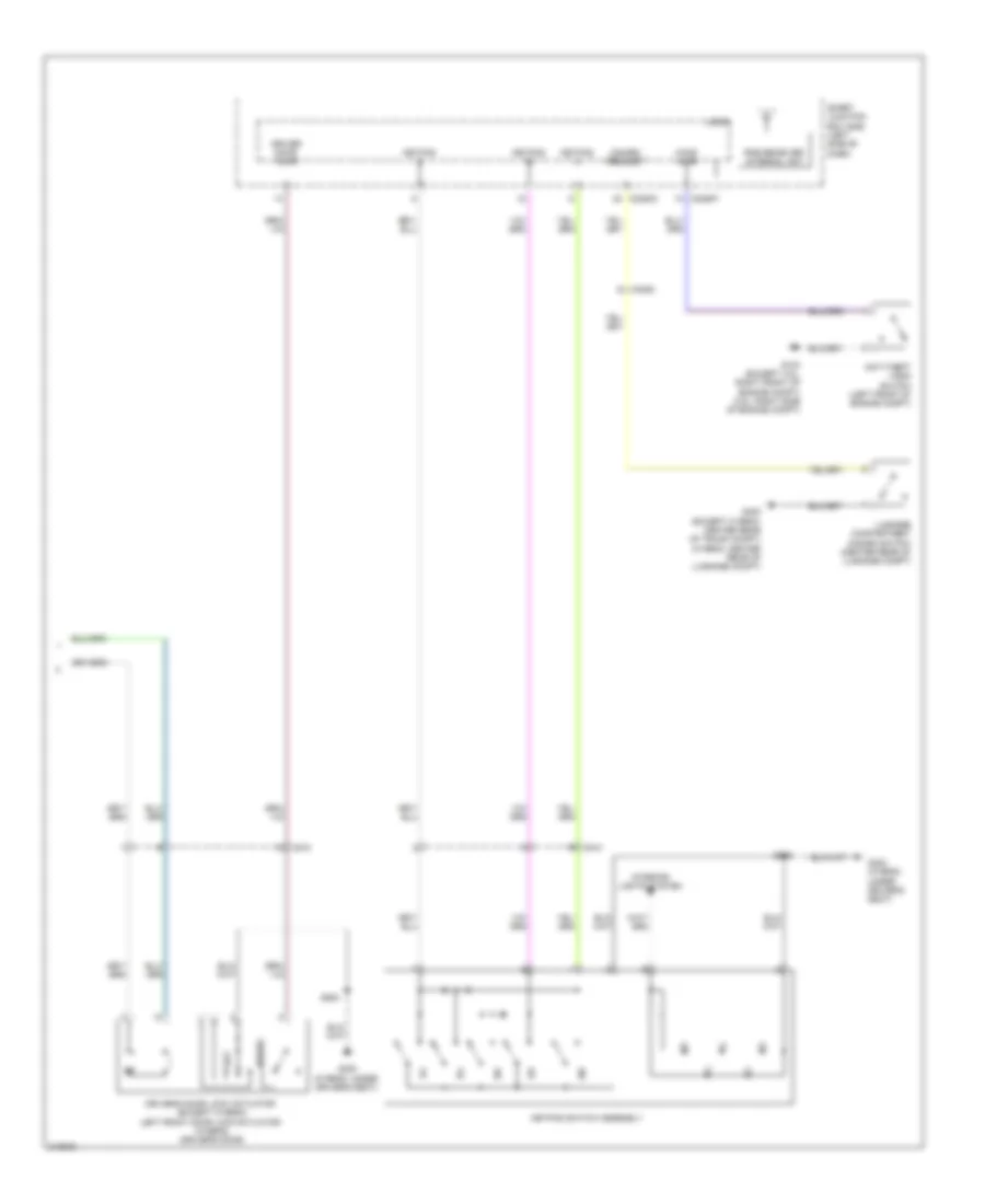 Forced Entry Wiring Diagram (2 of 2) for Ford Fusion Hybrid 2011