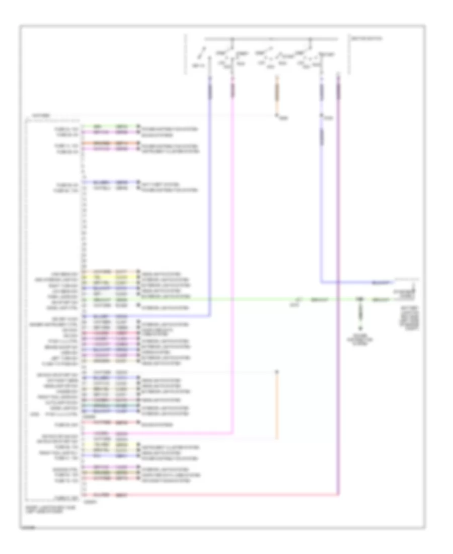 Body Control Modules Wiring Diagram Except Hybrid 2 of 2 for Ford Fusion Hybrid 2011