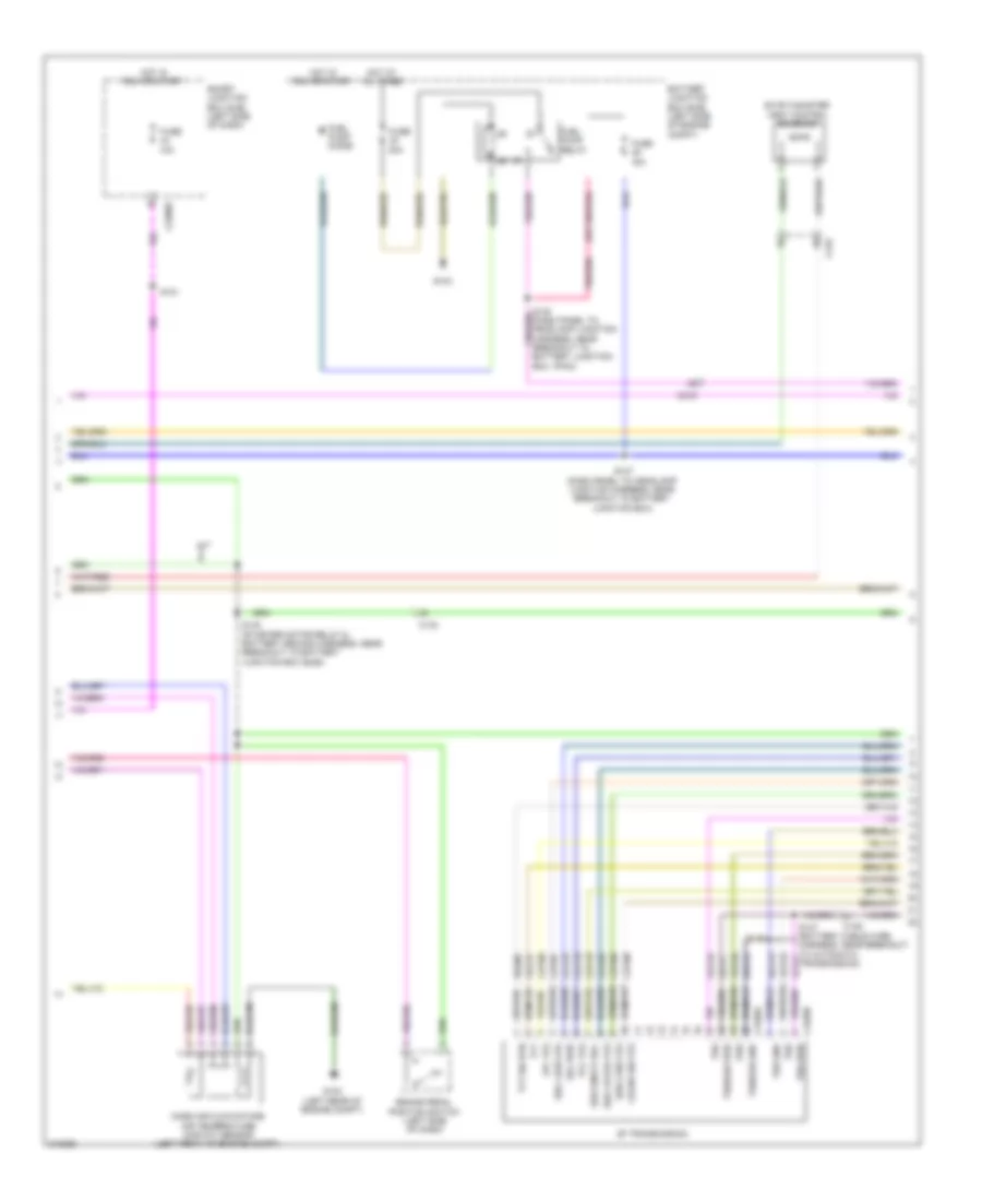 2.5L, Engine Performance Wiring Diagram (2 of 5) for Ford Fusion Hybrid 2011