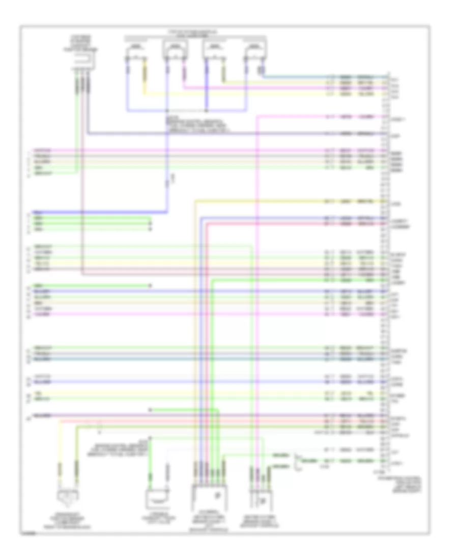 2.5L, Engine Performance Wiring Diagram (5 of 5) for Ford Fusion Hybrid 2011