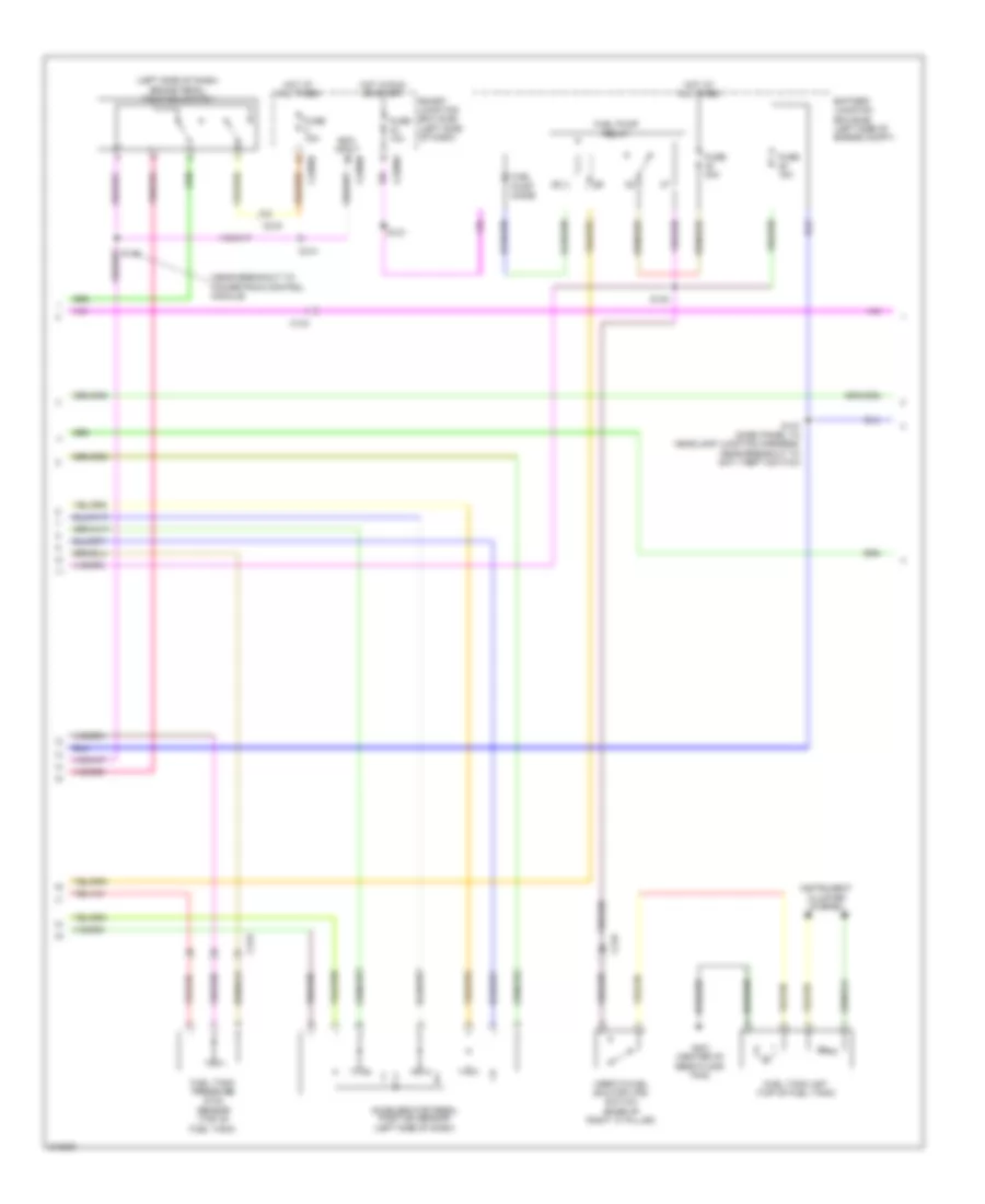 3.5L, Engine Performance Wiring Diagram (2 of 4) for Ford Fusion Hybrid 2011