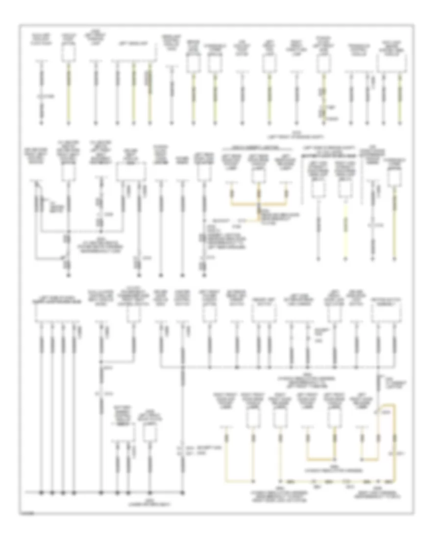 Ground Distribution Wiring Diagram Hybrid 2 of 3 for Ford Fusion Hybrid 2011
