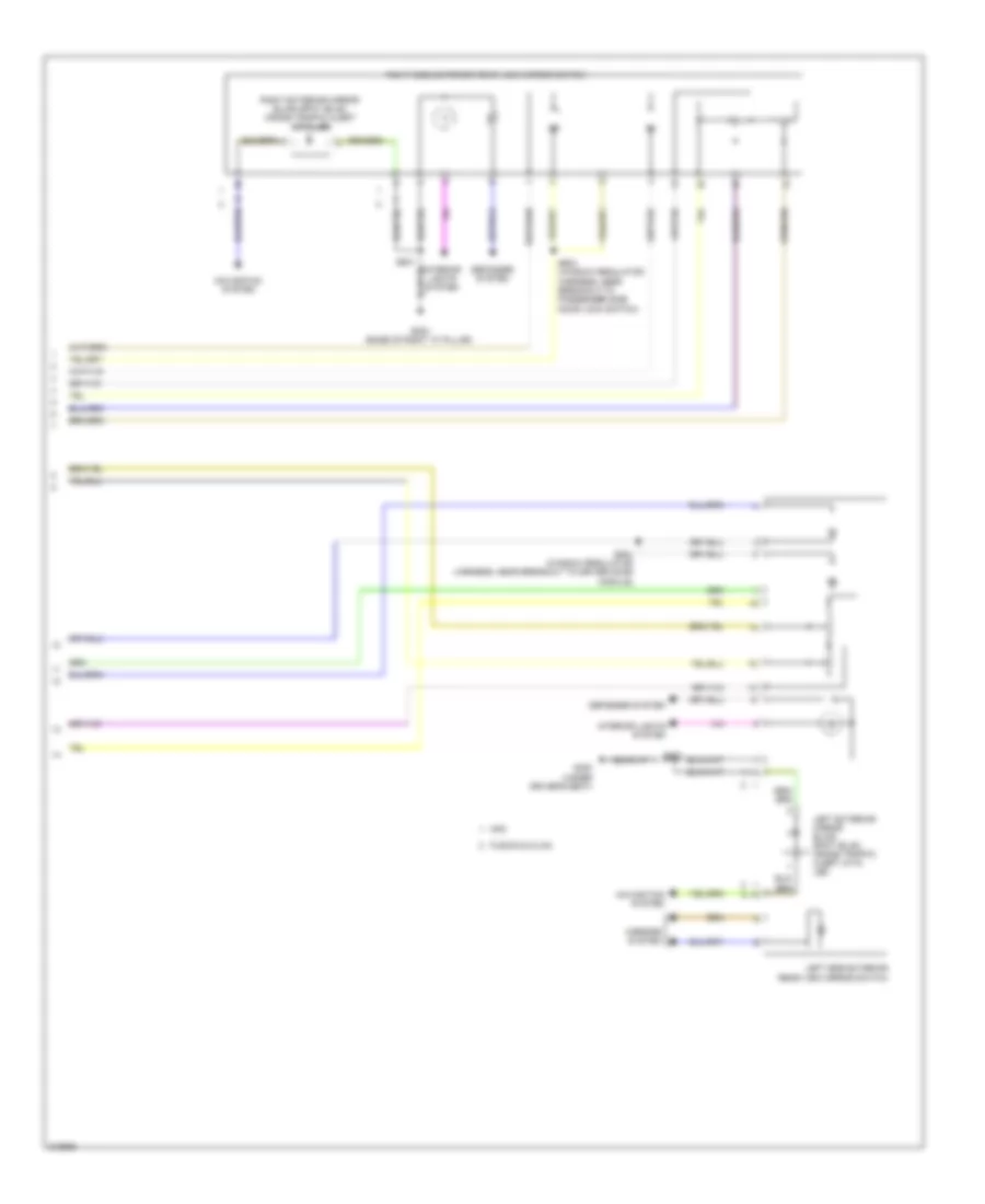 Memory Mirrors Wiring Diagram 2 of 2 for Ford Fusion Hybrid 2011