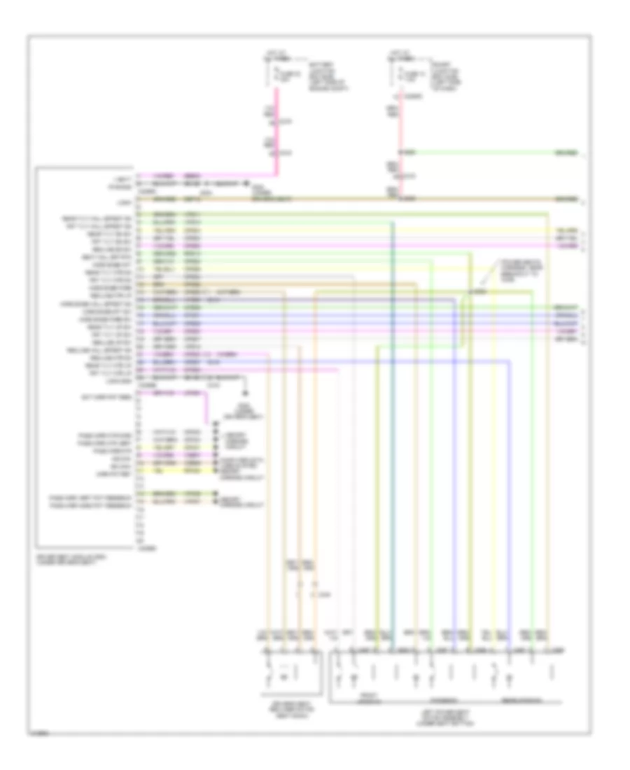 Memory Seat Wiring Diagram (1 of 2) for Ford Fusion Hybrid 2011