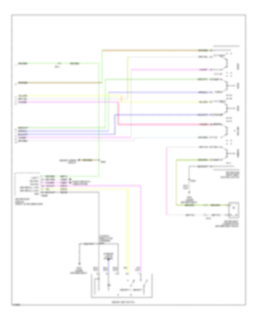 Memory Seat Wiring Diagram (2 of 2) for Ford Fusion Hybrid 2011
