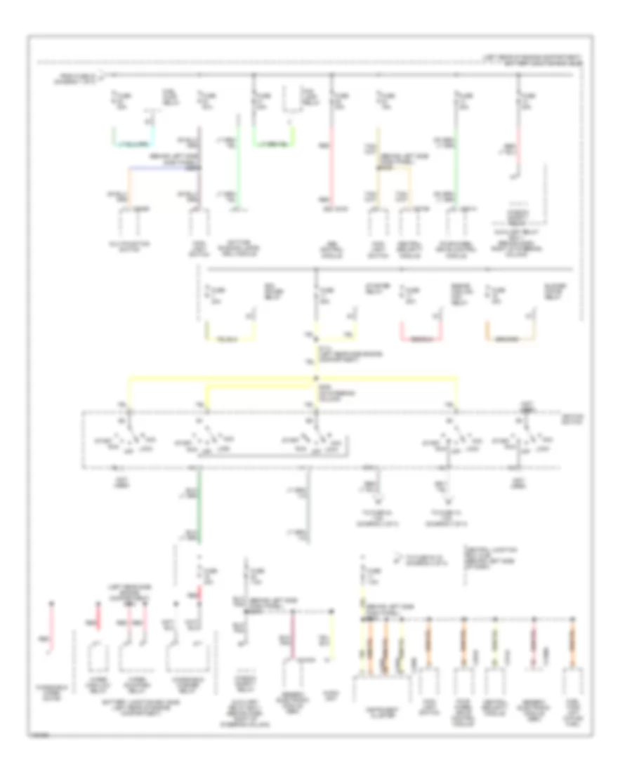 Power Distribution Wiring Diagram 2 of 3 for Ford Ranger 2002