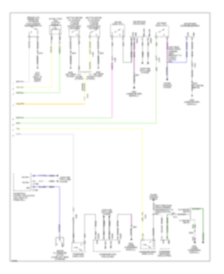 Instrument Cluster Wiring Diagram (2 of 2) for Ford C-Max Hybrid SE 2014
