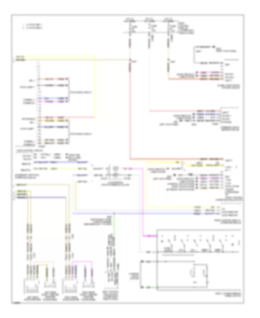 Navigation Wiring Diagram 2 of 2 for Ford C Max Hybrid SE 2014