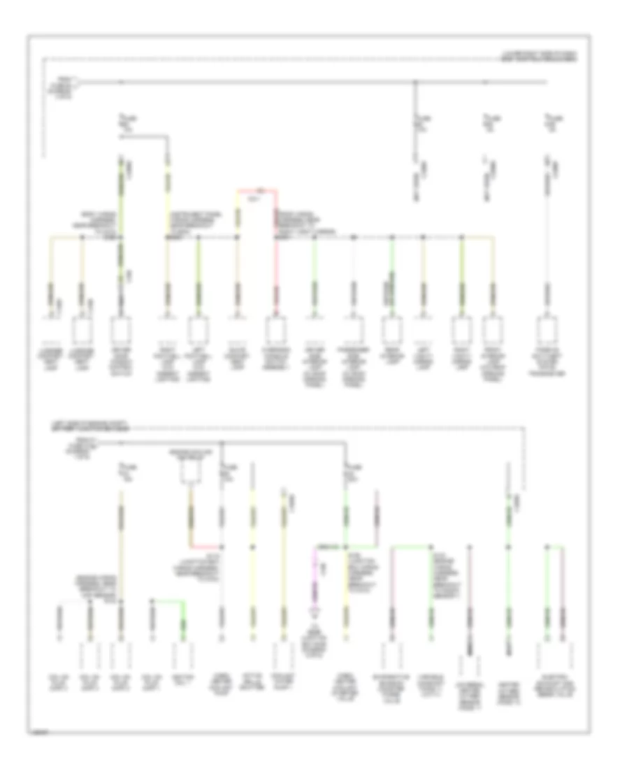 Power Distribution Wiring Diagram (3 of 6) for Ford C-Max Hybrid SE 2014