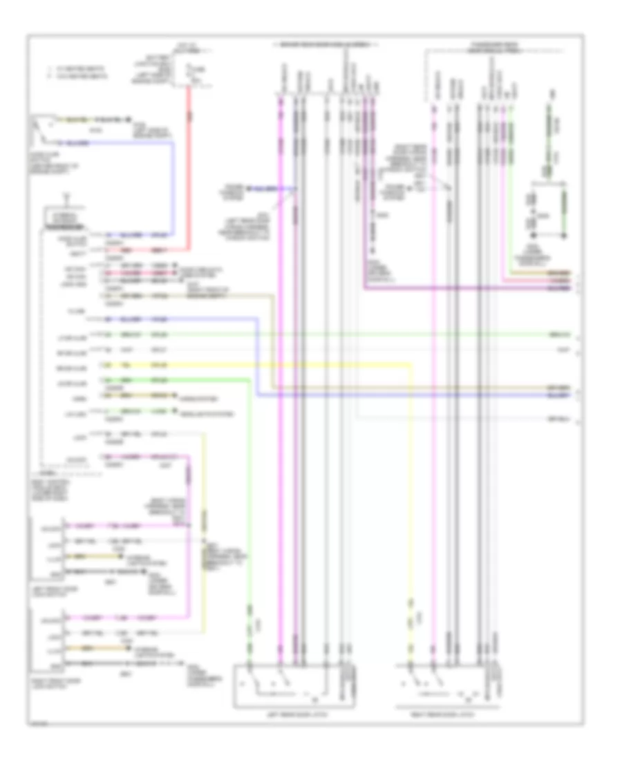 Power Door Locks Wiring Diagram 1 of 4 for Ford C Max Hybrid SE 2014