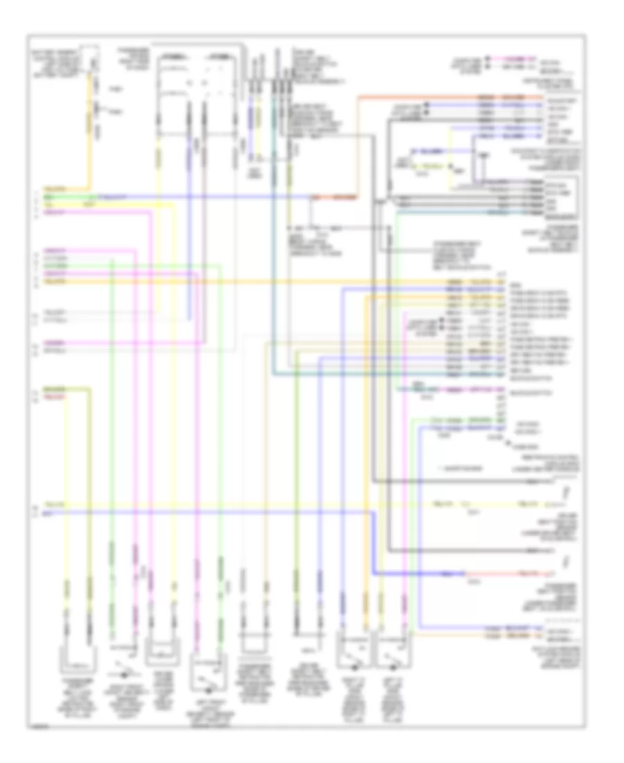 Supplemental Restraints Wiring Diagram 2 of 2 for Ford C Max Hybrid SE 2014