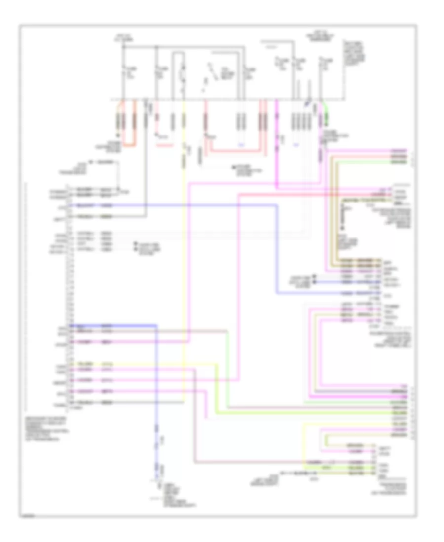 Transmission Wiring Diagram 1 of 2 for Ford C Max Hybrid SE 2014