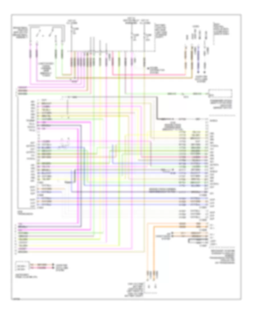 Transmission Wiring Diagram 2 of 2 for Ford C Max Hybrid SE 2014