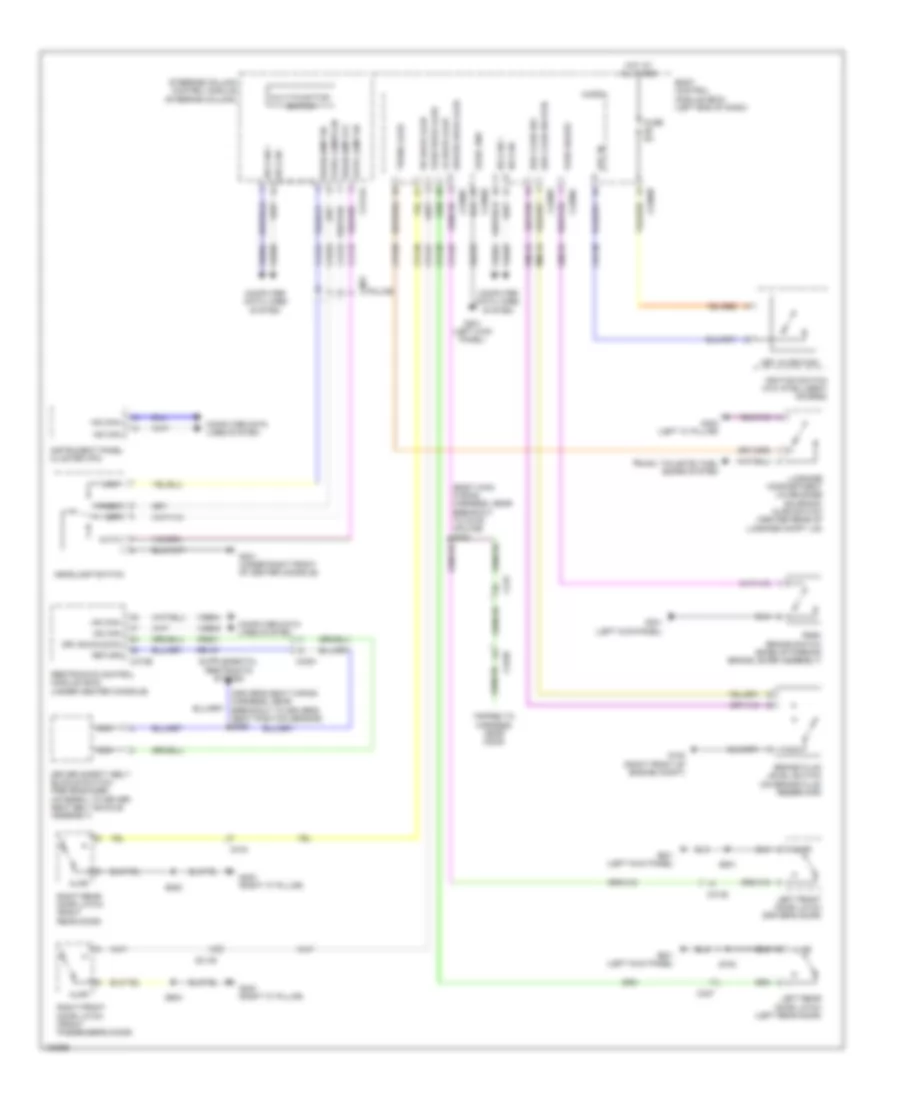 Chime Wiring Diagram for Ford Police Interceptor Sedan 2014