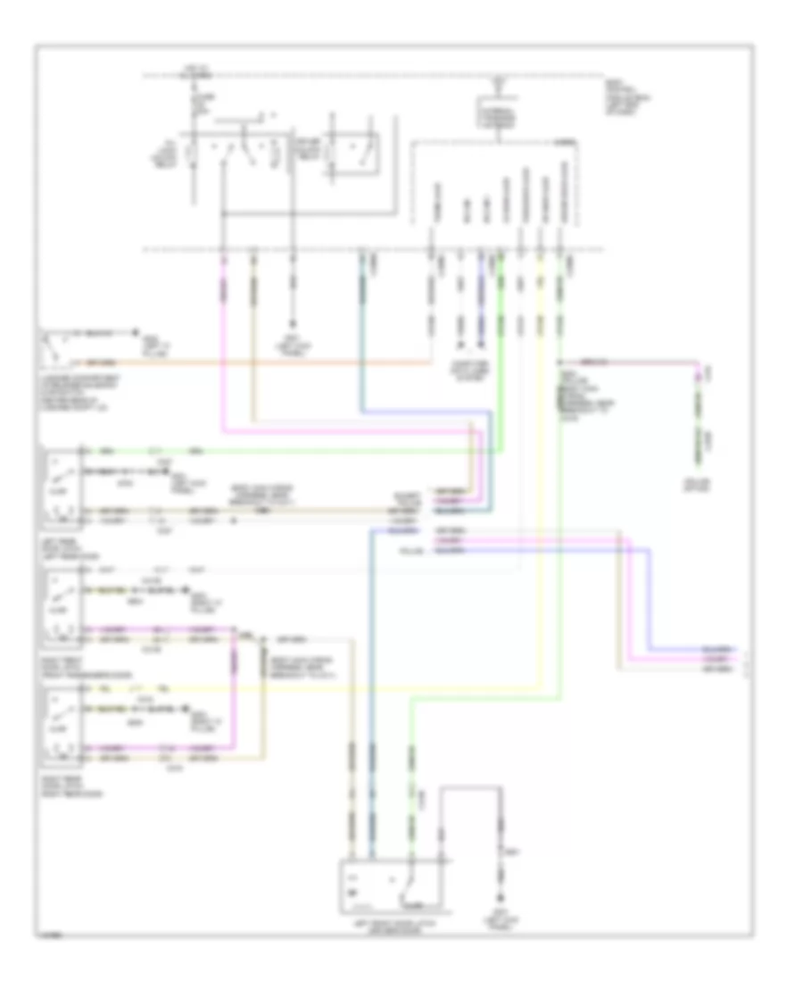 Forced Entry Wiring Diagram with Intelligent Access 1 of 4 for Ford Police Interceptor Sedan 2014