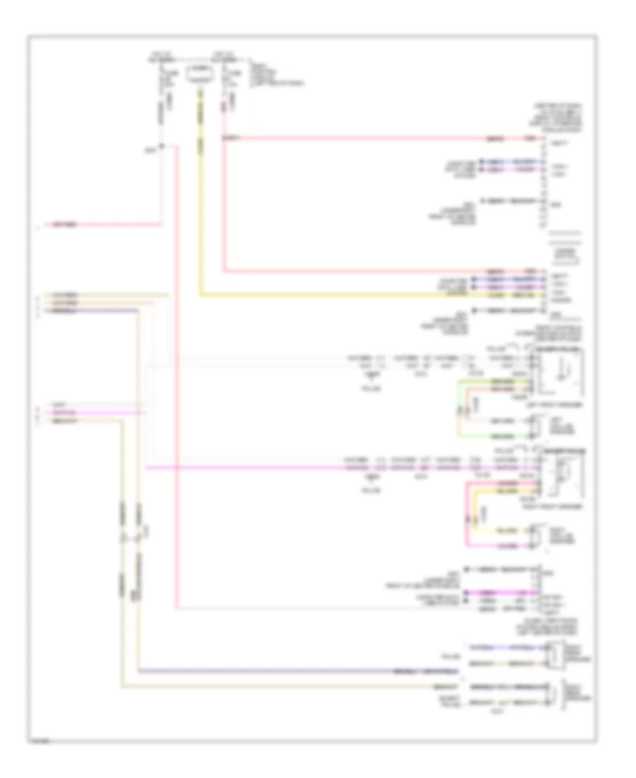 Radio Wiring Diagram, without Sony (2 of 2) for Ford Police Interceptor Sedan 2014