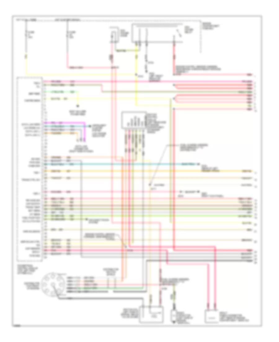 7.5L, Engine Performance Wiring Diagrams, California (1 of 4) for Ford Cab  Chassis F350 1997