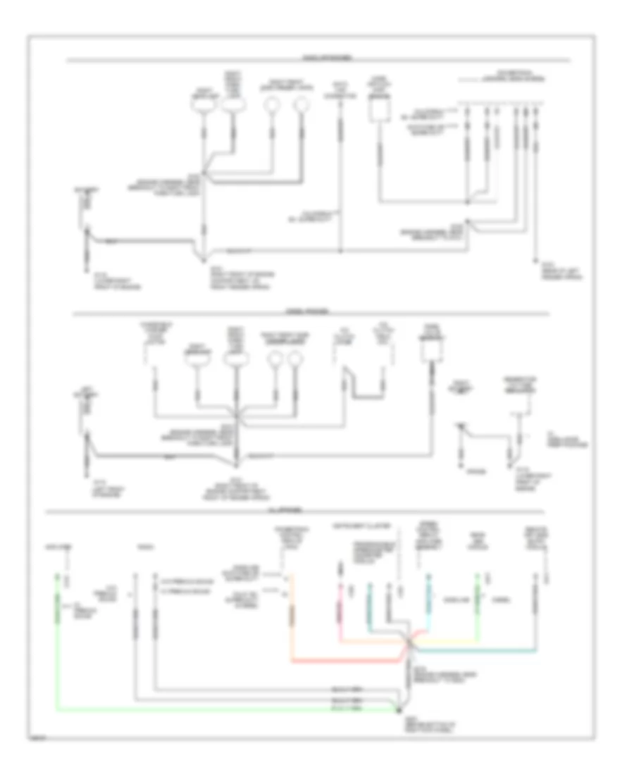 Ground Distribution Wiring Diagram 1 of 4 for Ford Cab  Chassis F350 1997