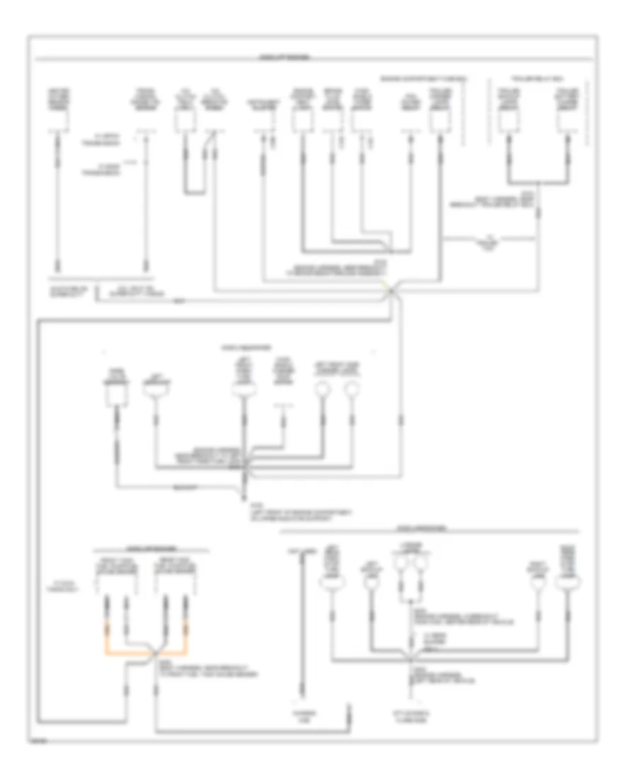 Ground Distribution Wiring Diagram (3 of 4) for Ford Cab  Chassis F350 1997