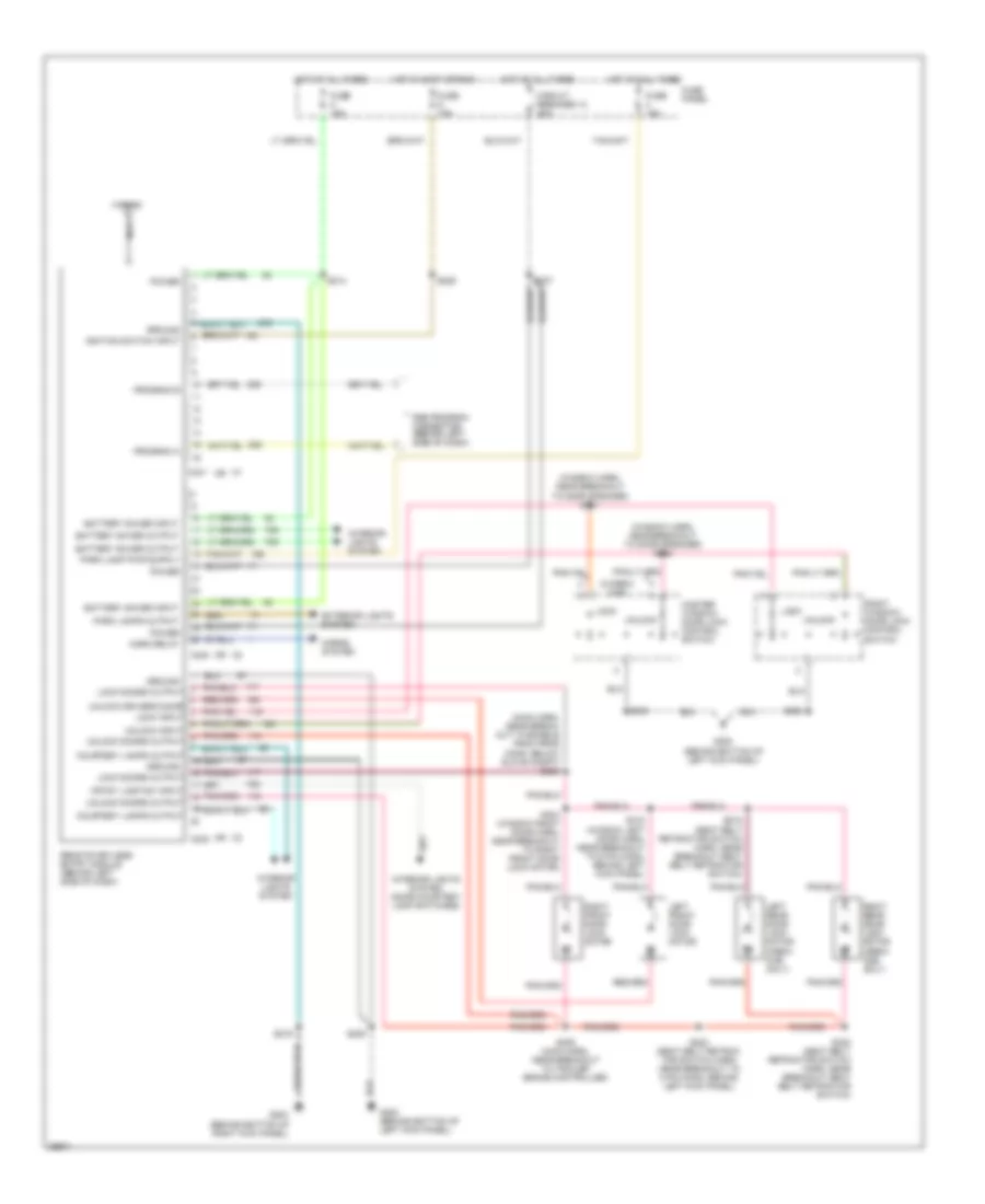 Keyless Entry Wiring Diagram for Ford Cab  Chassis F350 1997