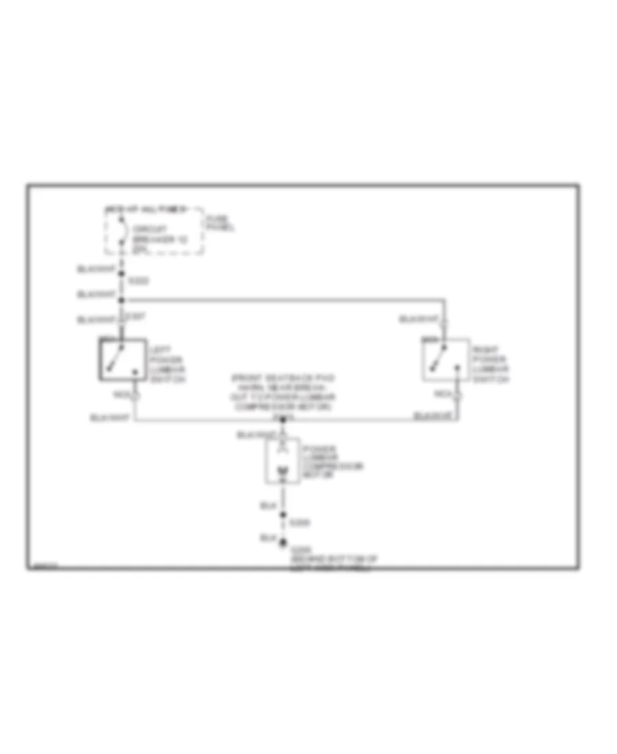 Lumbar Wiring Diagram with Cloth Bench for Ford Cab  Chassis F350 1997