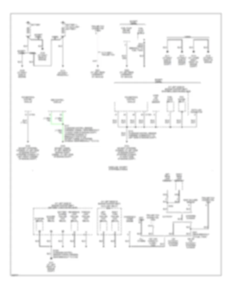 Ground Distribution Wiring Diagram 1 of 5 for Ford Cutaway E350 Super Duty 2005