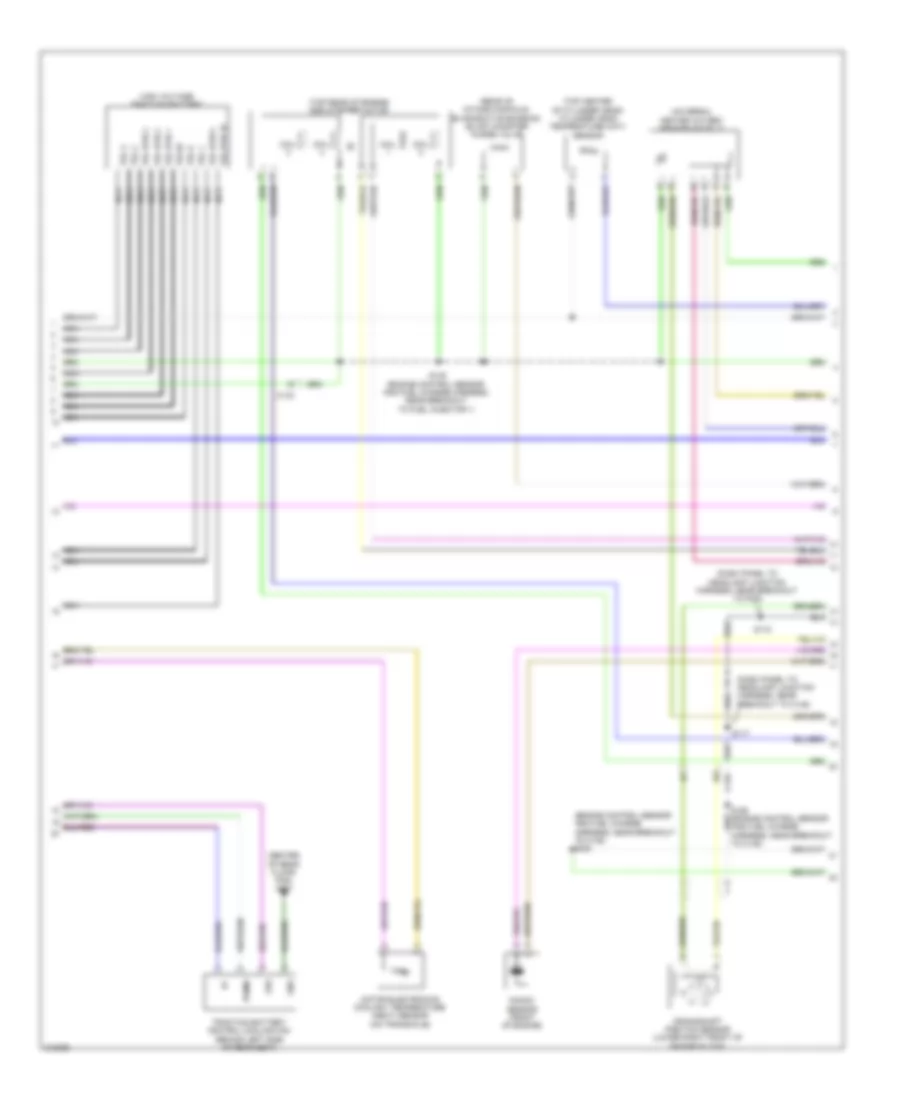 2.5L Hybrid, Engine Performance Wiring Diagram (7 of 8) for Ford Fusion S 2011