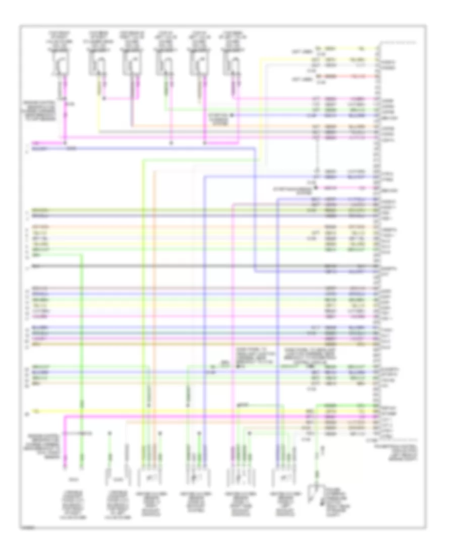 3.5L, Engine Performance Wiring Diagram (4 of 4) for Ford Fusion S 2011