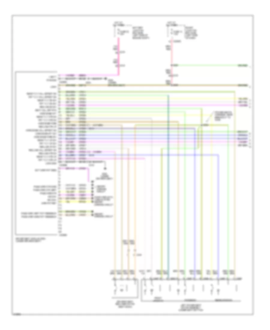 Memory Seat Wiring Diagram 1 of 2 for Ford Fusion S 2011