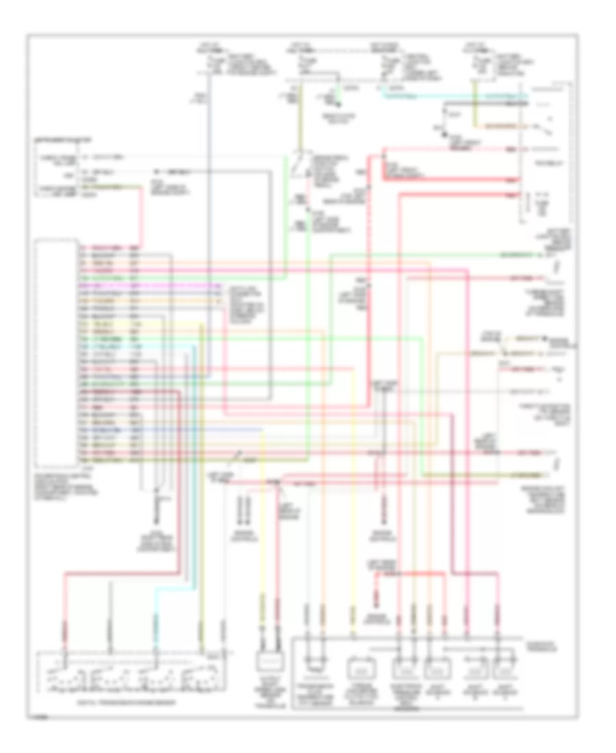 3 0L 24 Valve A T Wiring Diagram for Ford Taurus SES 2000