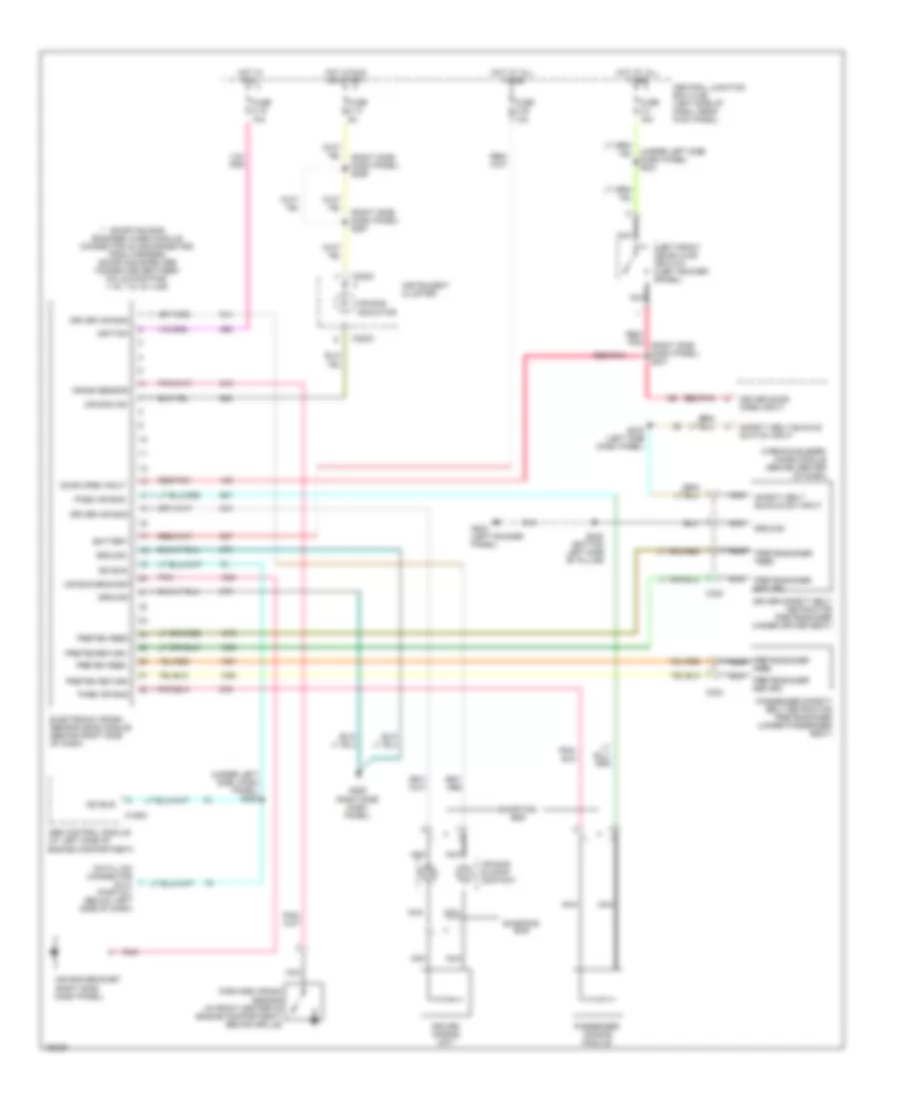Supplemental Restraints Wiring Diagram for Ford RV Cutaway E350 Super Duty 2002