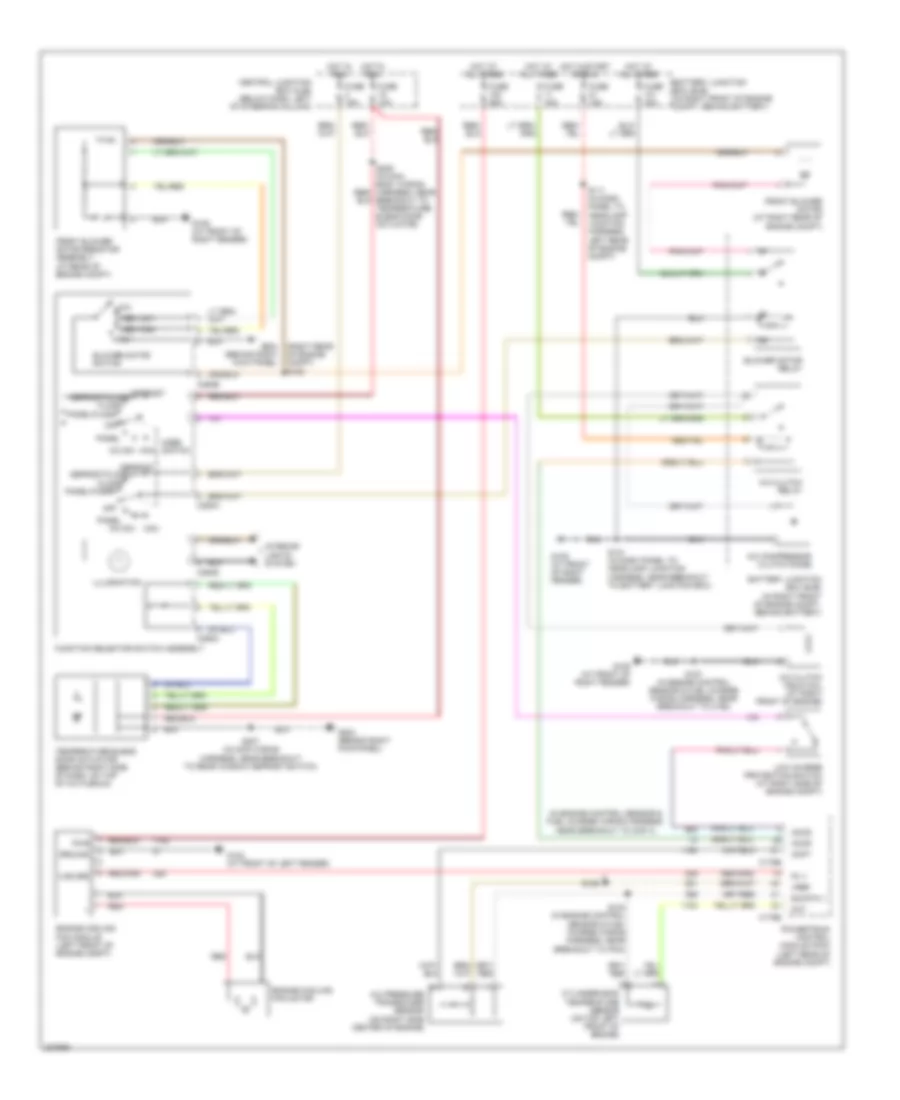 Manual AC Wiring Diagram for Ford Crown Victoria LX 2006