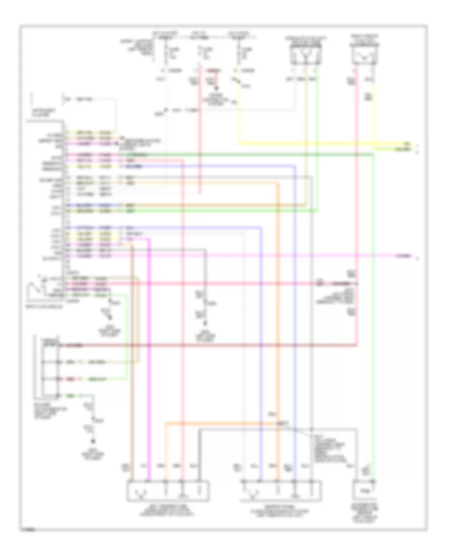 Manual AC Wiring Diagram (1 of 2) for Ford Edge Limited 2010