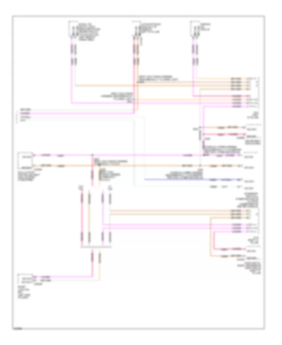 Computer Data Lines Wiring Diagram 2 of 2 for Ford Edge Limited 2010