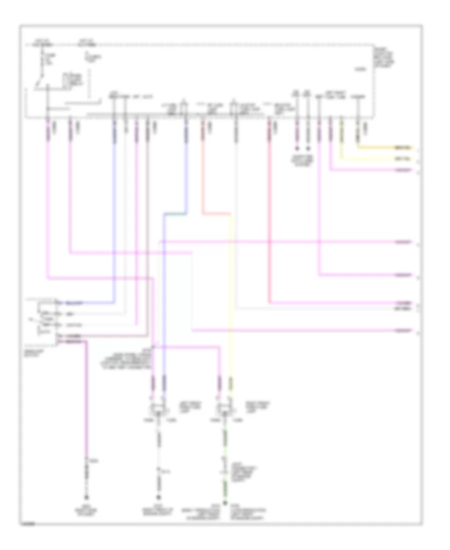 Exterior Lamps Wiring Diagram (1 of 2) for Ford Edge Limited 2010