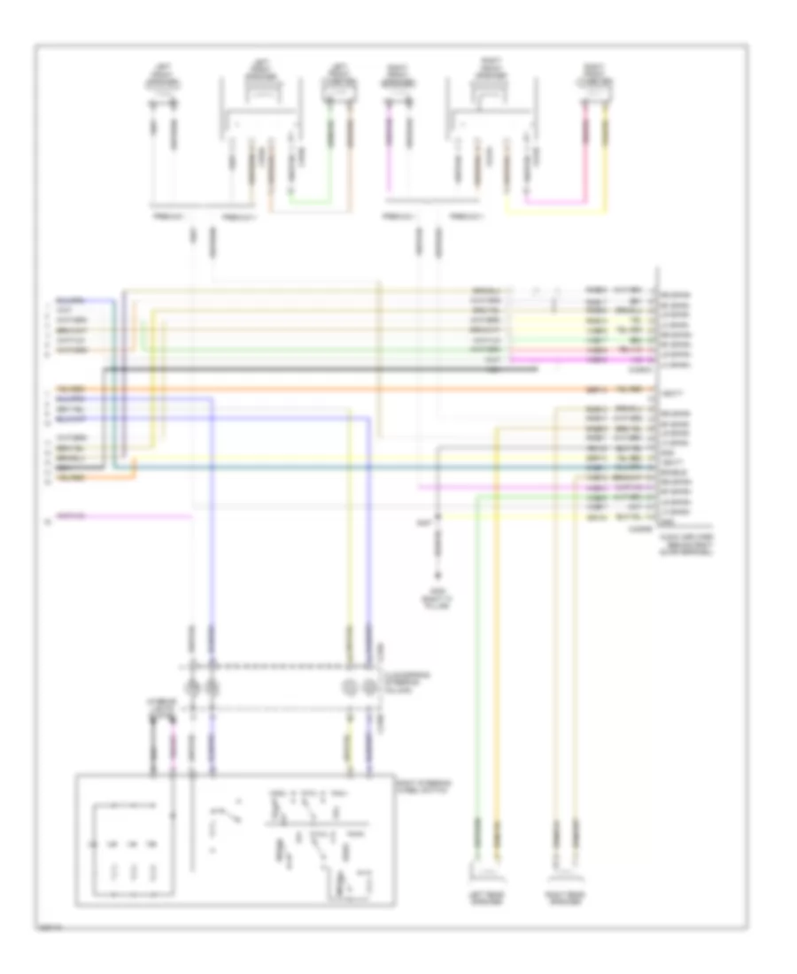 Premium Radio Wiring Diagram, with Navigation (2 of 2) for Ford Edge Limited 2010