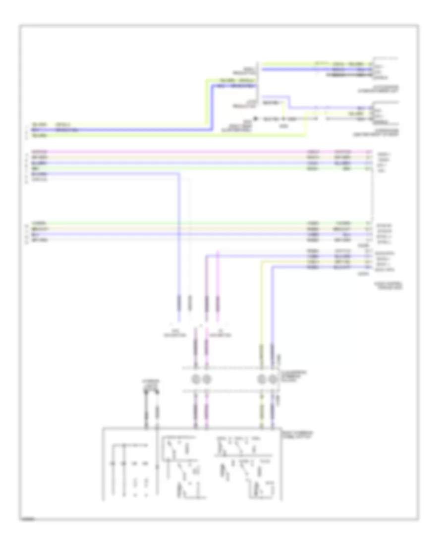 SYNC Radio Wiring Diagram (2 of 2) for Ford Edge Limited 2010