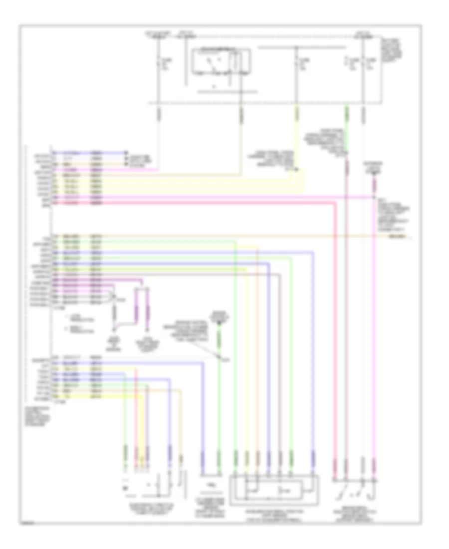 A T Wiring Diagram 1 of 2 for Ford Edge Limited 2010