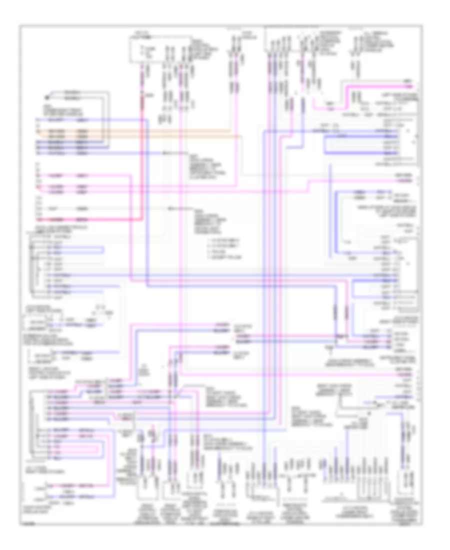 Computer Data Lines Wiring Diagram 1 of 2 for Ford Police Interceptor Utility 2014
