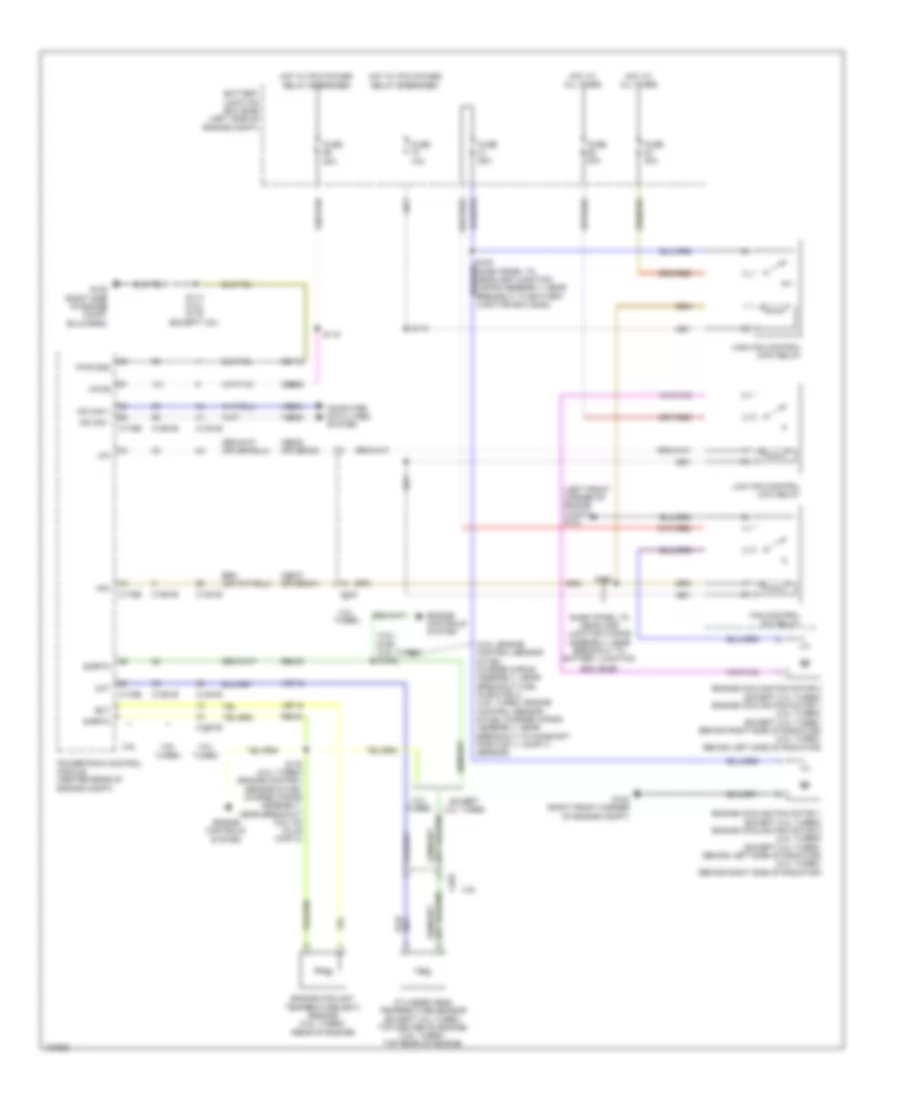 Cooling Fan Wiring Diagram for Ford Police Interceptor Utility 2014