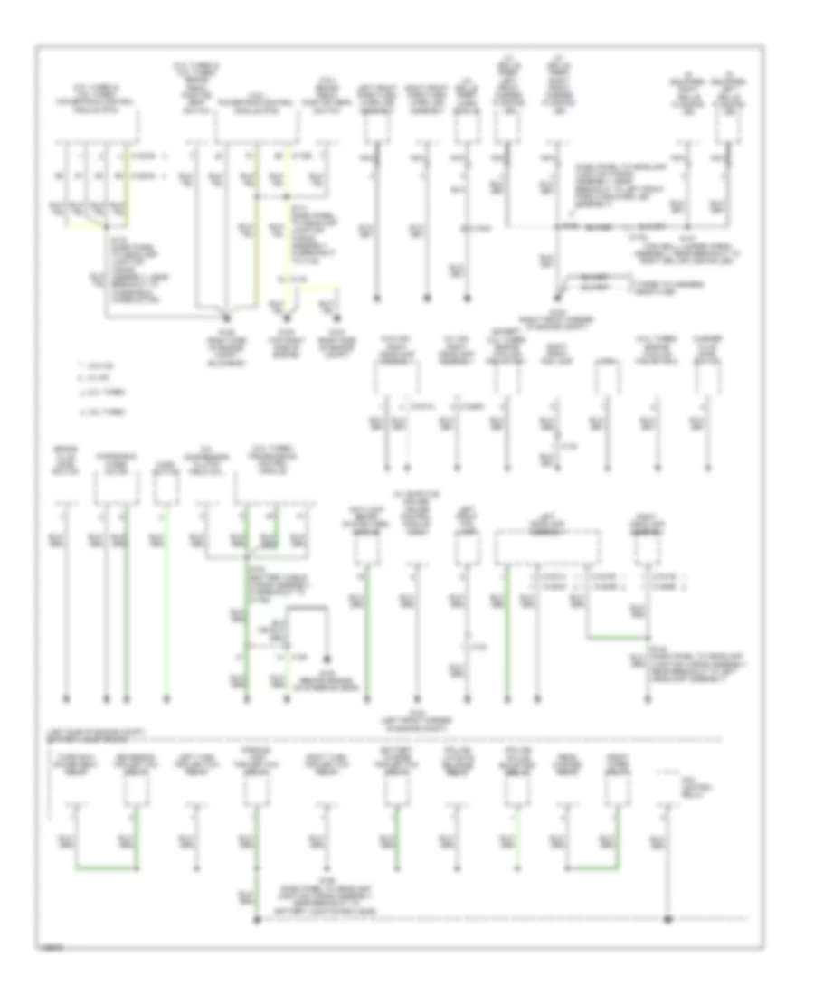 Ground Distribution Wiring Diagram 1 of 6 for Ford Police Interceptor Utility 2014